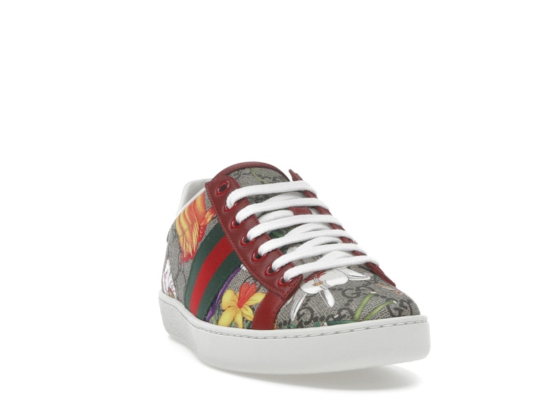 Gucci Ace Red GG Supreme (Women's) - VOSneakers