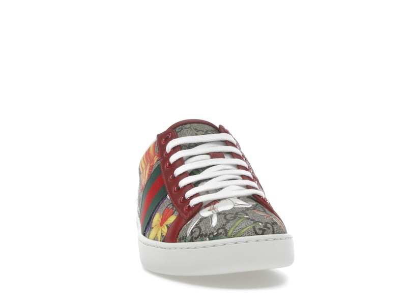 Gucci Ace Red GG Supreme (Women's) - VOSneakers