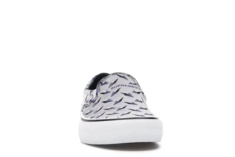 Vans Slip-On Supreme Diamond Plate White - VOSneakers
