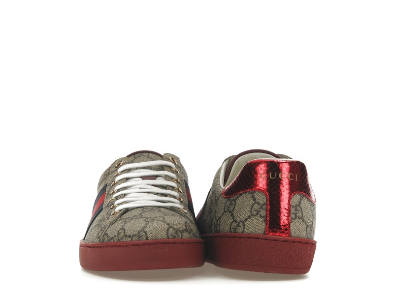 Gucci Ace GG Supreme Red - VOSneakers