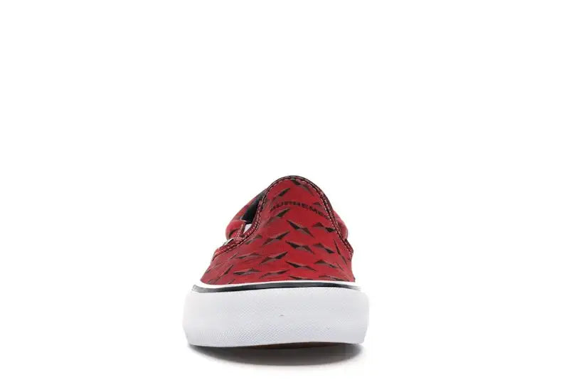 Vans Slip-On Supreme Diamond Plate Red - VOSneakers