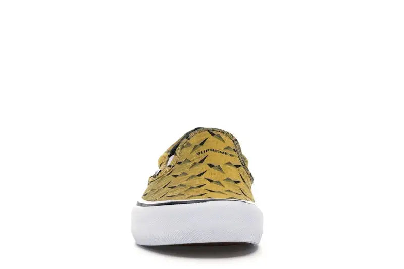 Vans Slip-On Supreme Diamond Plate Yellow - VOSneakers