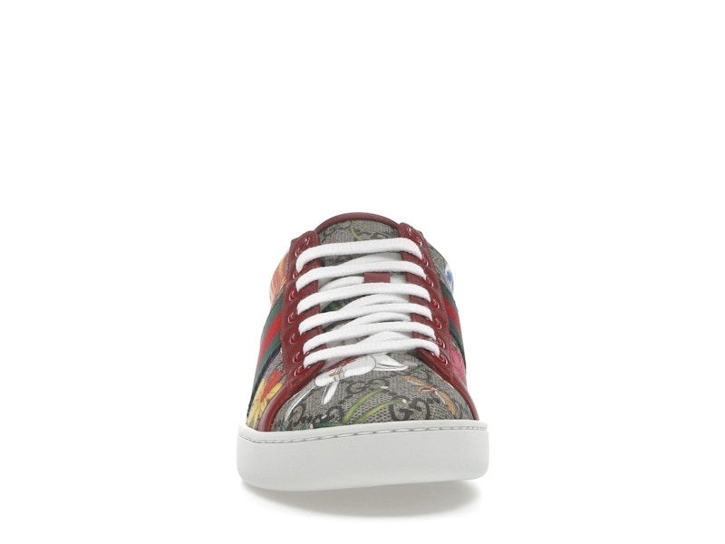 Gucci Ace Red GG Supreme (Women's) - VOSneakers