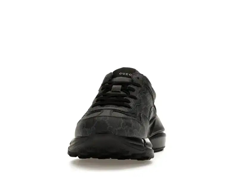 Gucci Rhyton Black GG Supreme Canvas - VOSneakers