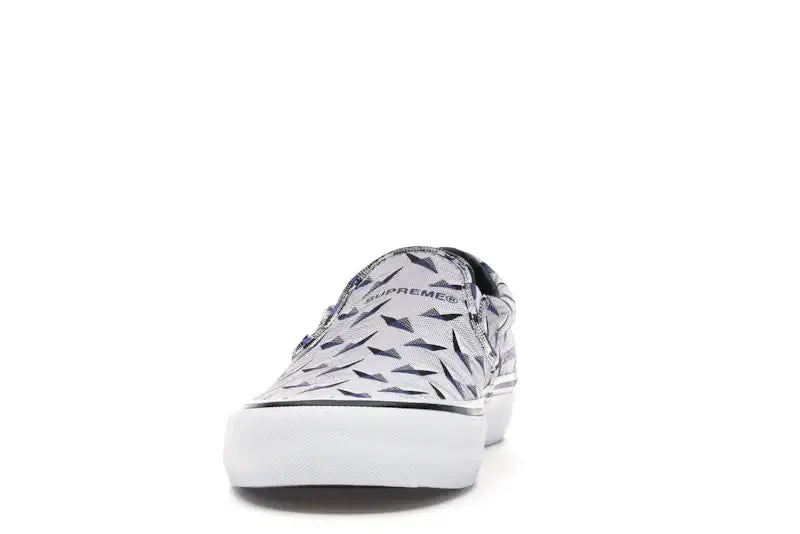 Vans Slip-On Supreme Diamond Plate White - VOSneakers