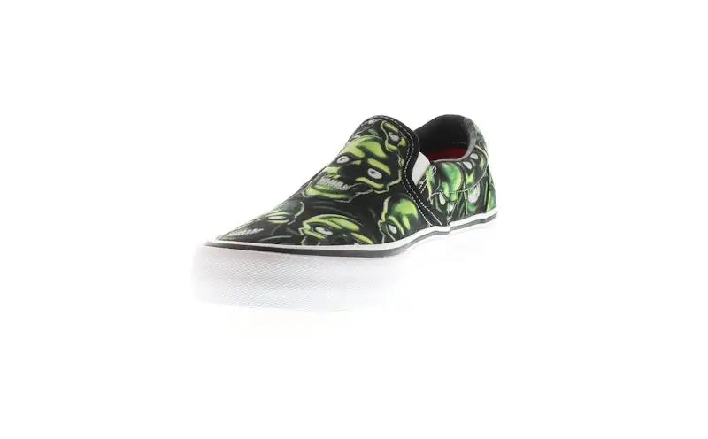 Vans Slip-On Supreme Skull Pile (Green) - VOSneakers