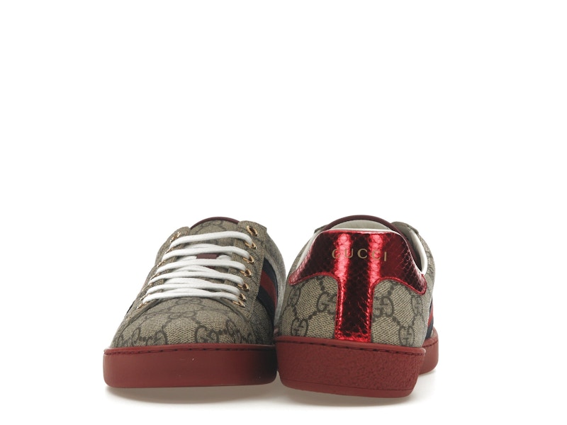 Gucci Ace GG Supreme Red - VOSneakers