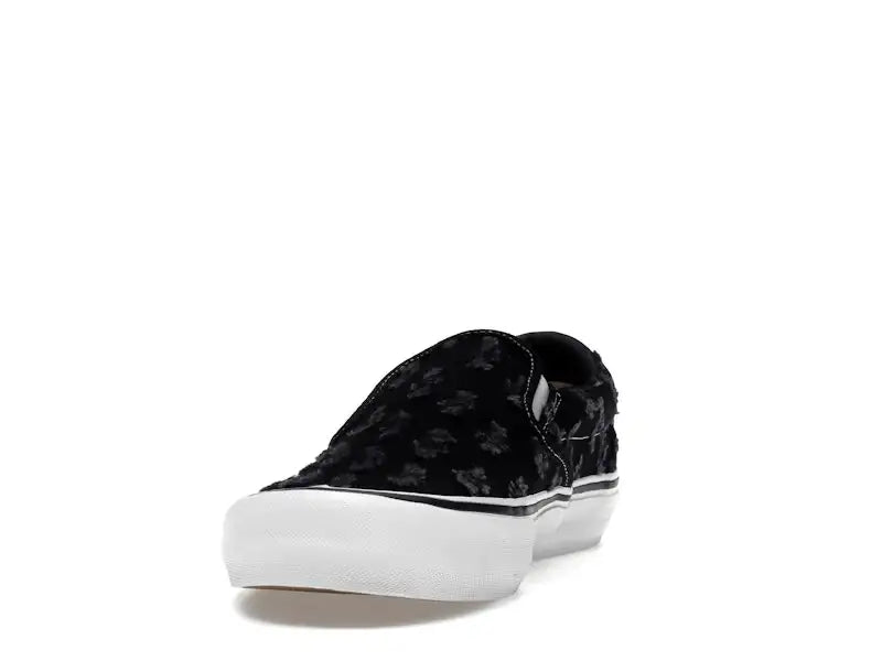 Vans Slip-On Supreme Hole Punch Denim Black - VOSneakers