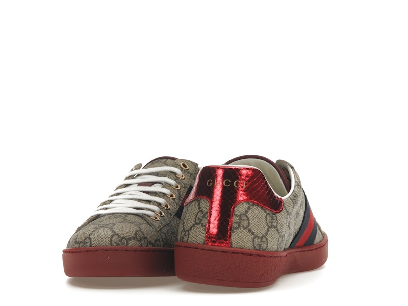 Gucci Ace GG Supreme Red - VOSneakers