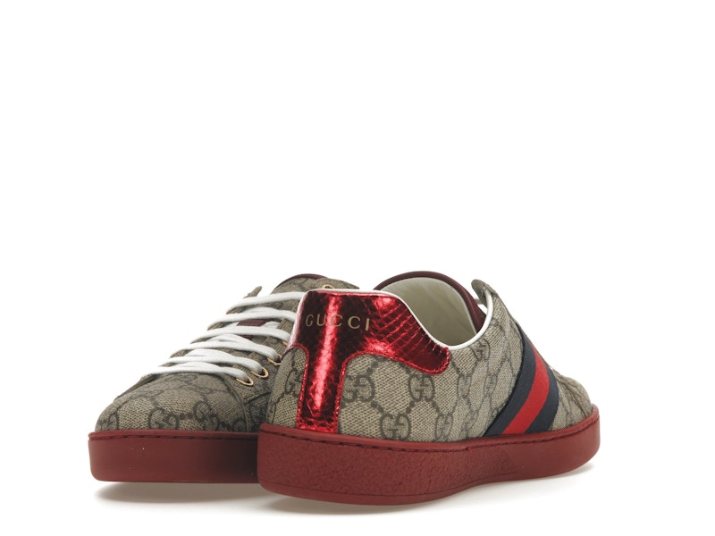 Gucci Ace GG Supreme Red - VOSneakers