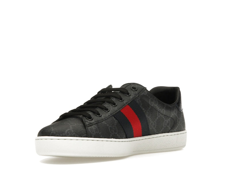 Gucci Ace GG Supreme Black - VOSneakers