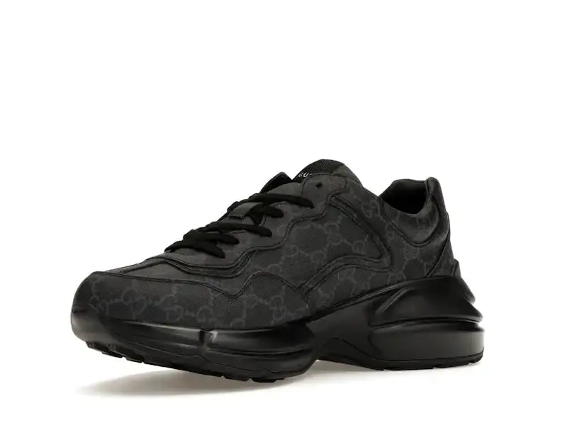 Gucci Rhyton Black GG Supreme Canvas - VOSneakers
