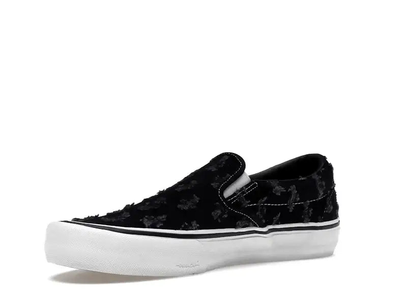 Vans Slip-On Supreme Hole Punch Denim Black - VOSneakers