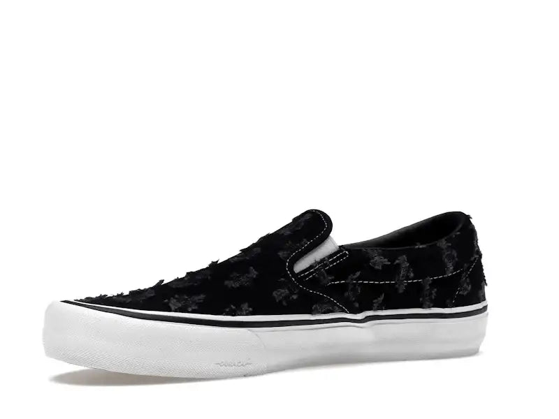 Vans Slip-On Supreme Hole Punch Denim Black - VOSneakers