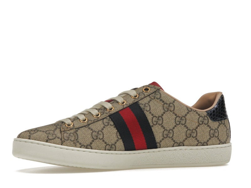 Gucci Ace GG Supreme Navy (Women's) - VOSneakers