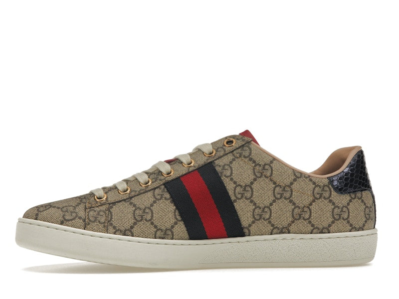 Gucci Ace GG Supreme Navy (Women's) - VOSneakers