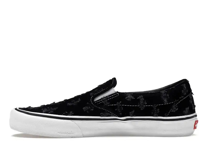 Vans Slip-On Supreme Hole Punch Denim Black - VOSneakers