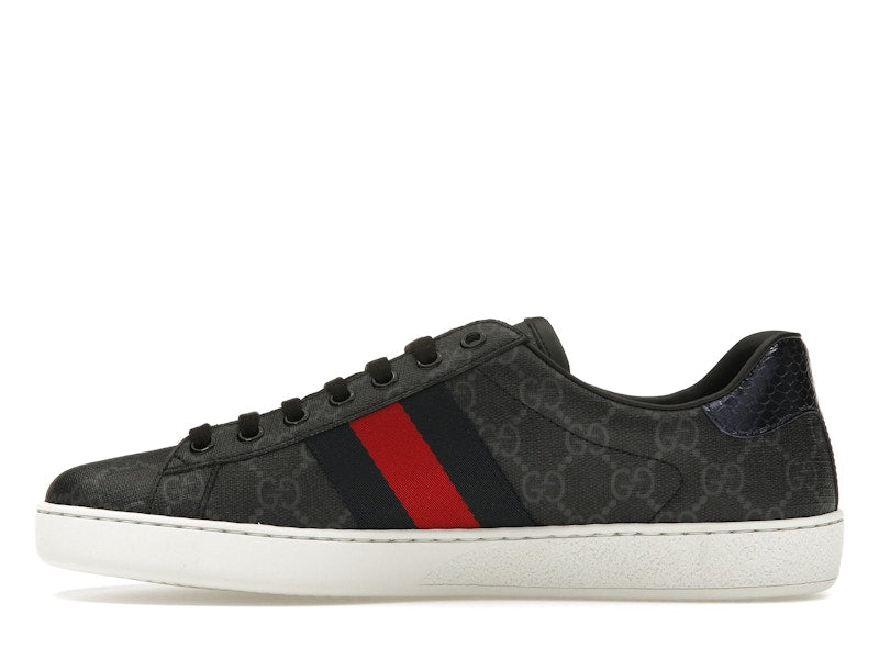 Gucci Ace GG Supreme Black - VOSneakers