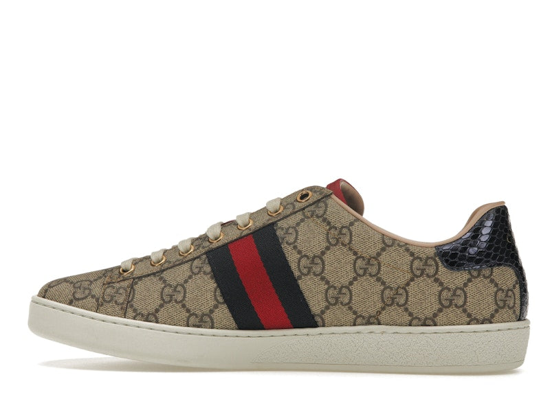 Gucci Ace GG Supreme Navy (Women's) - VOSneakers