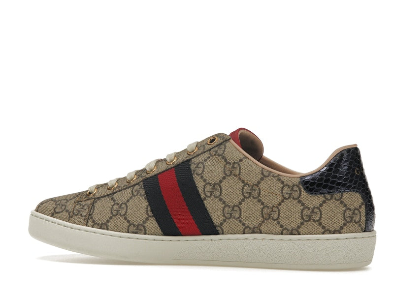 Gucci Ace GG Supreme Navy (Women's) - VOSneakers