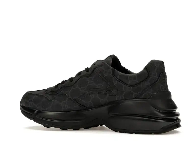 Gucci Rhyton Black GG Supreme Canvas - VOSneakers