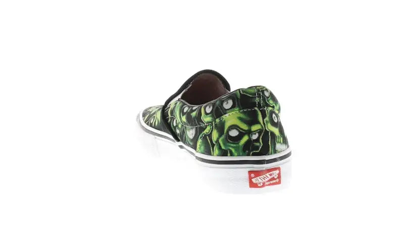 Vans Slip-On Supreme Skull Pile (Green) - VOSneakers