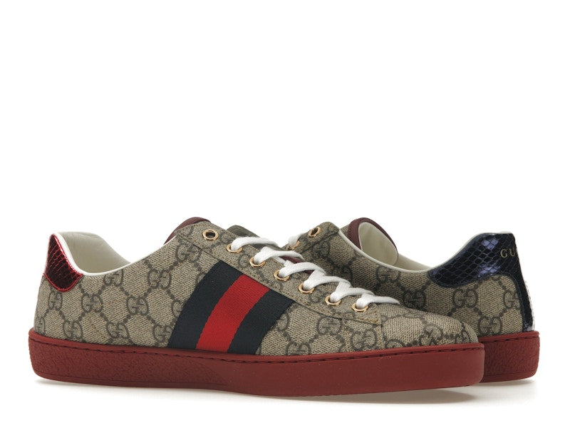 Gucci Ace GG Supreme Red - VOSneakers
