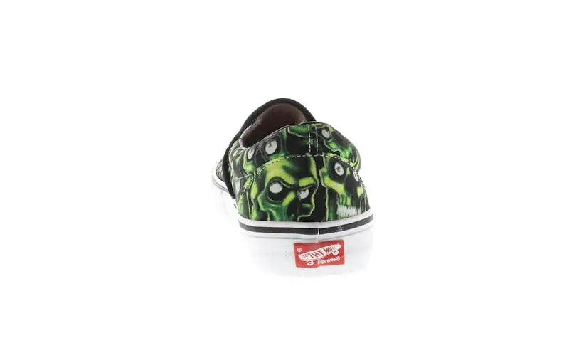 Vans Slip-On Supreme Skull Pile (Green) - VOSneakers