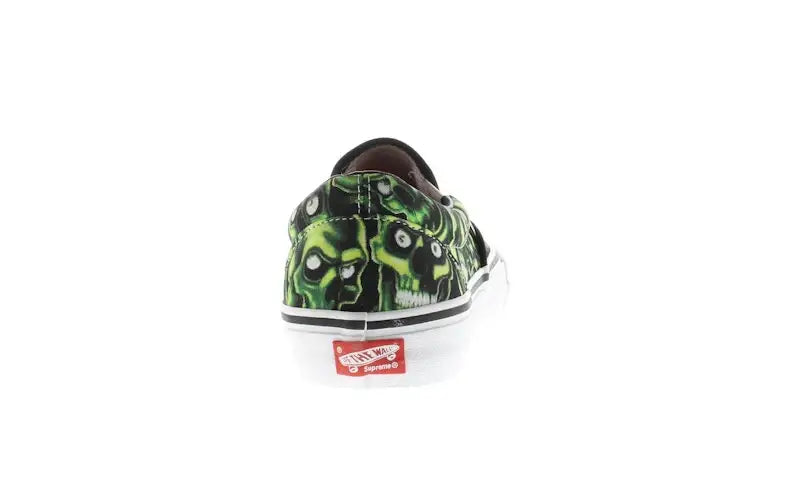 Vans Slip-On Supreme Skull Pile (Green) - VOSneakers