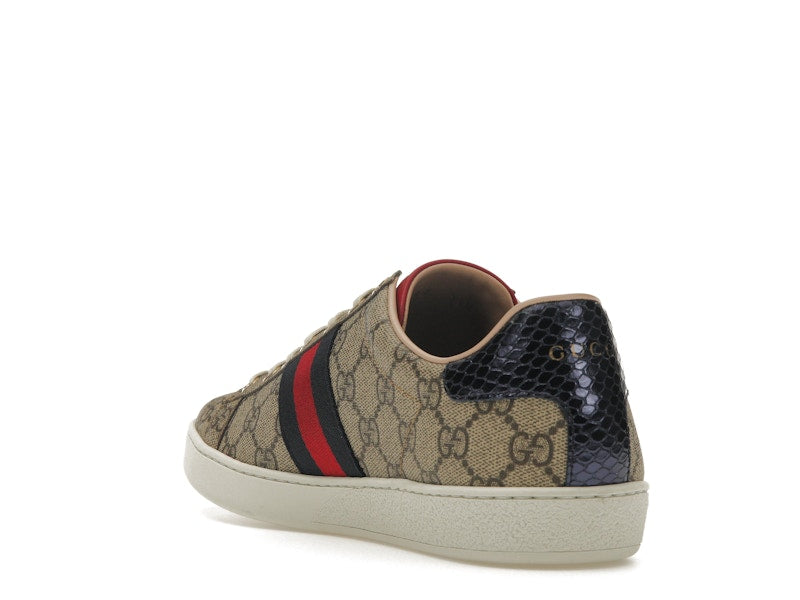Gucci Ace GG Supreme Navy (Women's) - VOSneakers