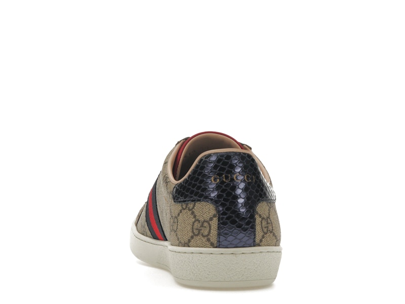Gucci Ace GG Supreme Navy (Women's) - VOSneakers