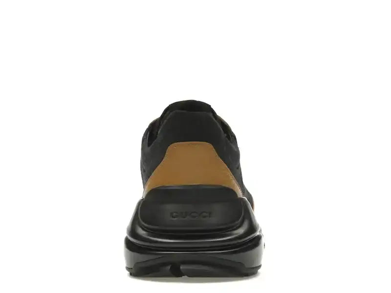 Gucci Rhyton Sneaker Maxi GG Supreme Black Khaki Beige - VOSneakers