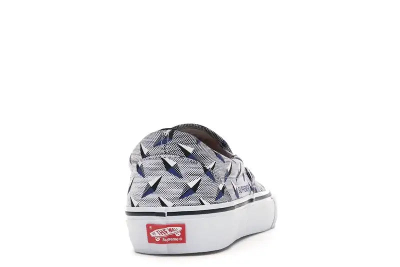 Vans Slip-On Supreme Diamond Plate White - VOSneakers