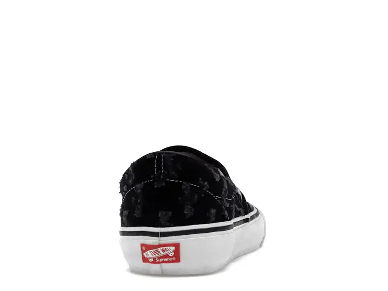 Vans Slip-On Supreme Hole Punch Denim Black - VOSneakers