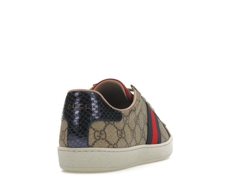 Gucci Ace GG Supreme Navy (Women's) - VOSneakers