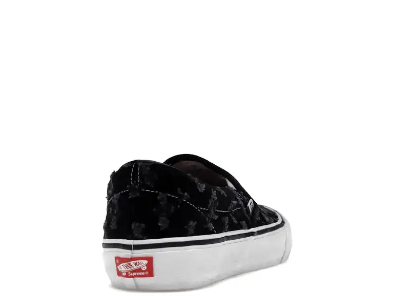 Vans Slip-On Supreme Hole Punch Denim Black - VOSneakers