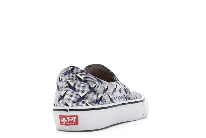 Vans Slip-On Supreme Diamond Plate White - VOSneakers