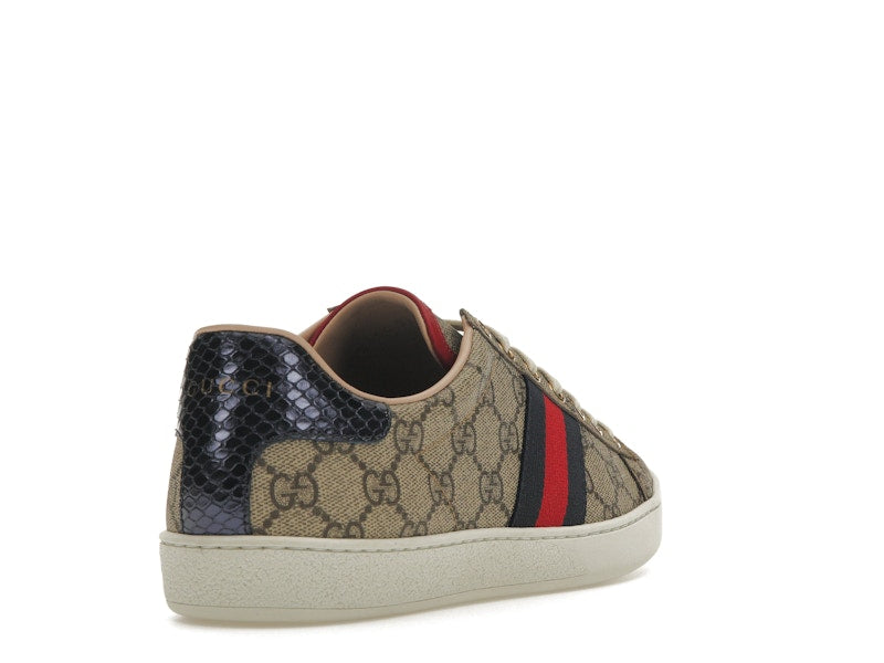 Gucci Ace GG Supreme Navy (Women's) - VOSneakers