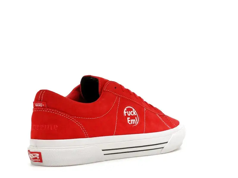 Vans Sid Supreme Fuck Em Red - VOSneakers