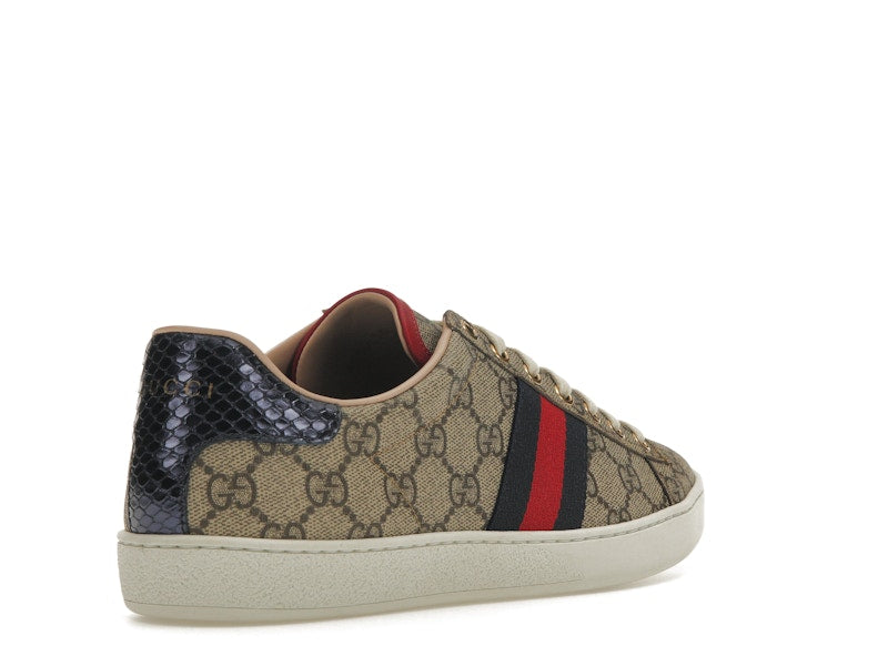 Gucci Ace GG Supreme Navy (Women's) - VOSneakers