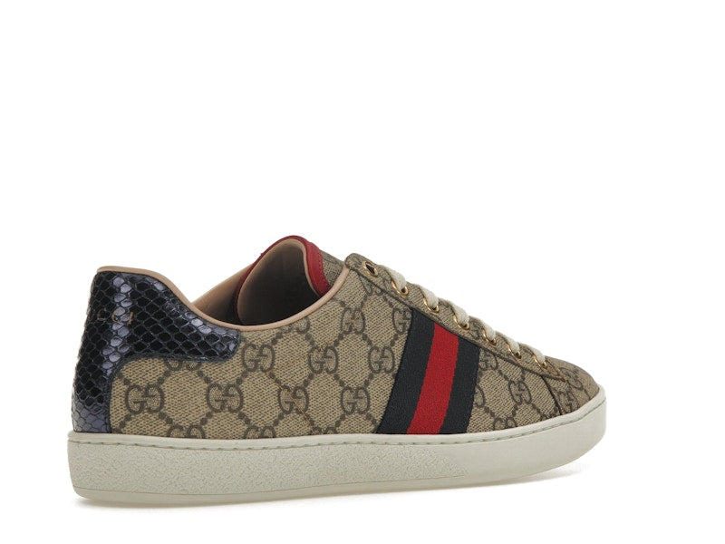 Gucci Ace GG Supreme Navy (Women's) - VOSneakers
