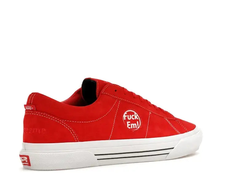 Vans Sid Supreme Fuck Em Red - VOSneakers