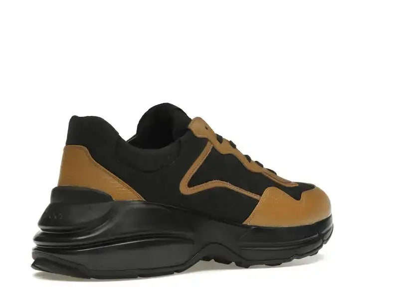 Gucci Rhyton Sneaker Maxi GG Supreme Black Khaki Beige - VOSneakers