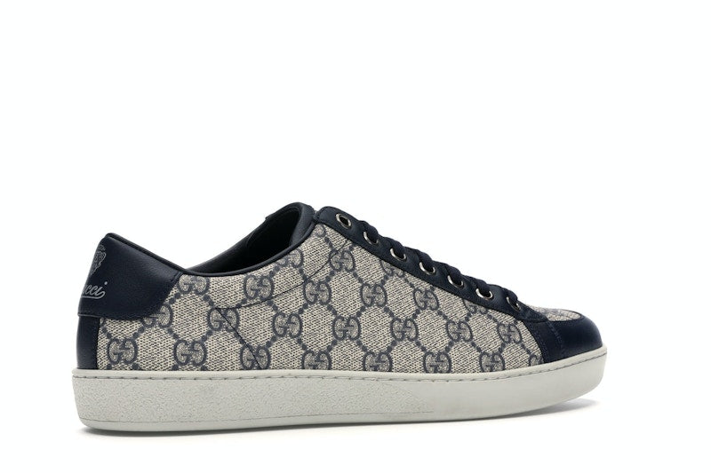 Gucci GG Supreme Low Navy - VOSneakers