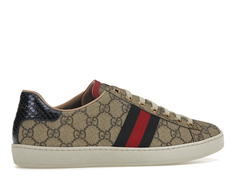 Gucci Ace GG Supreme Navy (Women's) - VOSneakers