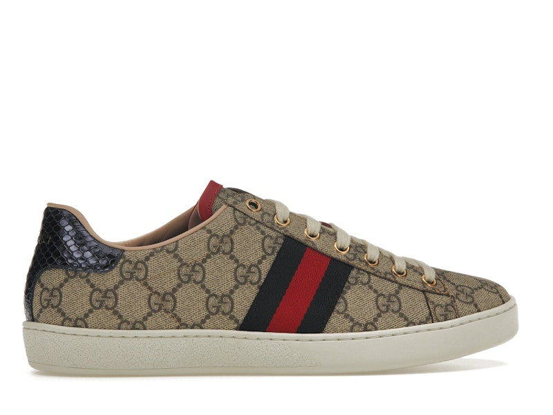 Gucci Ace GG Supreme Navy (Women's) - VOSneakers
