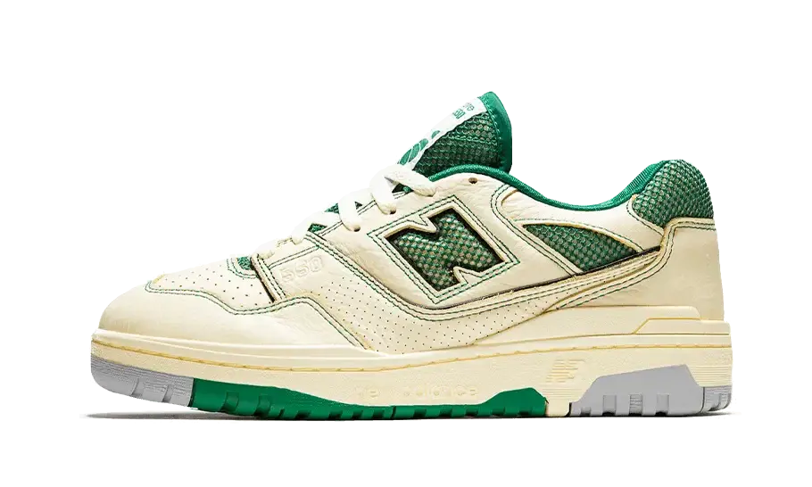 550 Aime Leon Dore Masaryk Community Gym Green VOSneakers