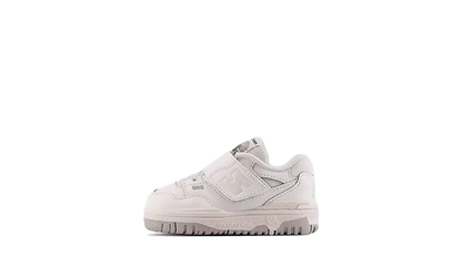 550 Bungee Lace Top Strap White Bébé (TD) VOSneakers