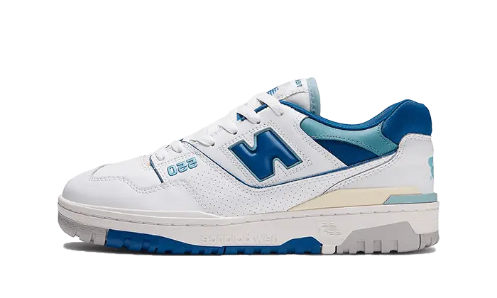 550 White Blue Groove VOSneakers