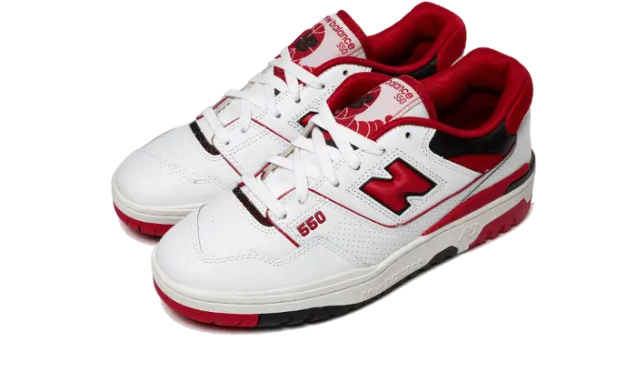 550 White Red VOSneakers